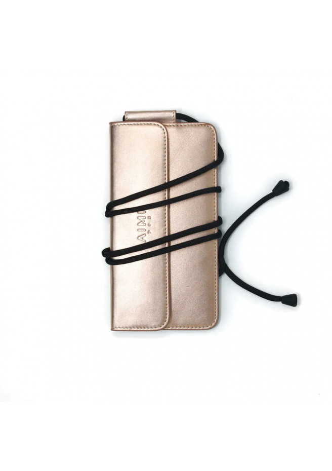 Pochette en cuir pour téléphone portable avec cordon